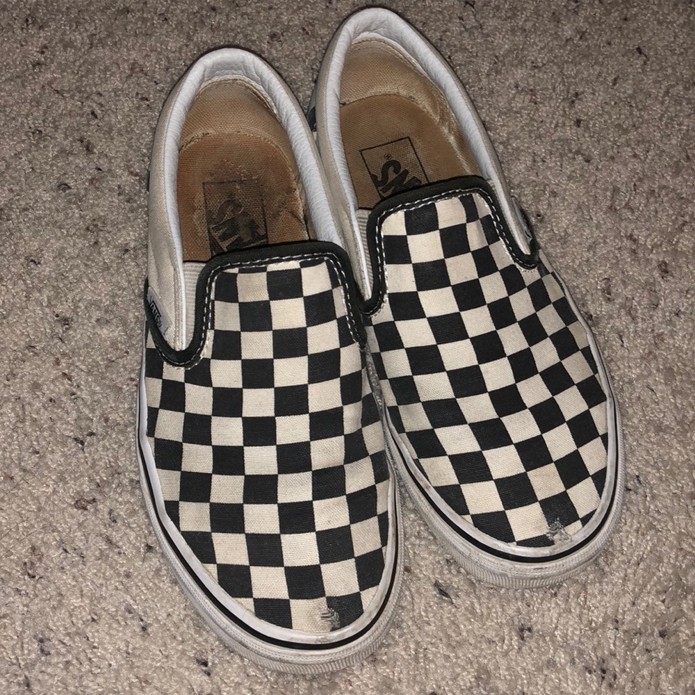 Vans Checkered Slip- Ons